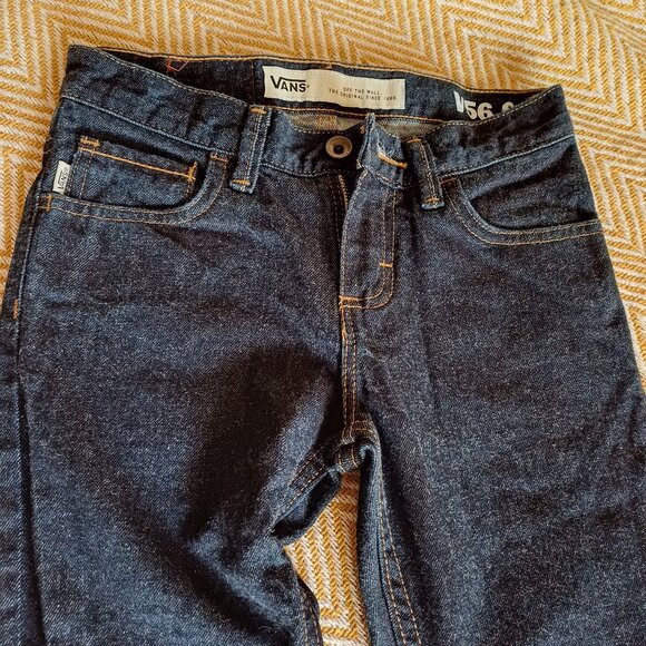 Youth Junior Vans Off The Wall V56 Standard Skinny Jeans Skate Casual 25/10 - Picture 1 of 12